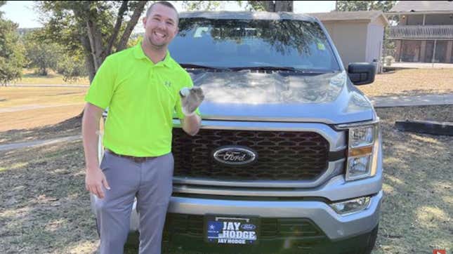 Image for article titled Golfer Sues Ford Dealer, Country Club for Backing Out of F-150 Prize