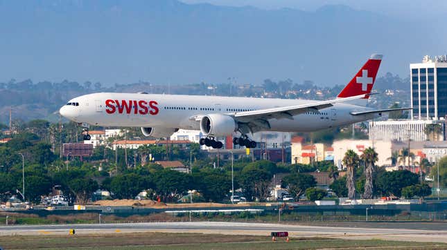 Un avion de Swiss International Air Lines