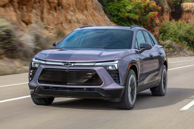 Image for article titled Chevy’s New Blazer EV RS Is An Incredibly Normal EV