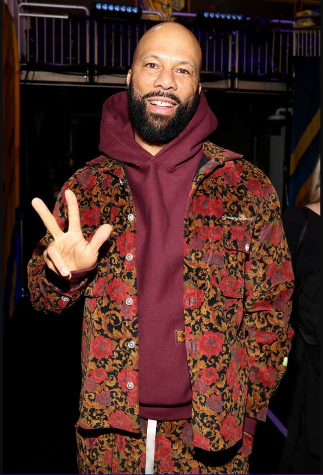 INDIANAPOLIS, INDIANA - FEBRUARY 18: Common attends the 73rd NBA All-Star Game at Gainbridge Fieldhouse on February 18, 2024 in Indianapolis, Indiana.