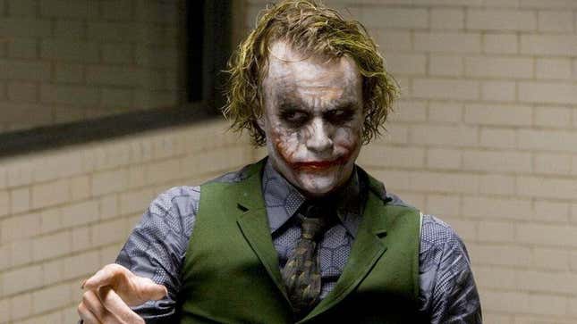 The Joker being devious