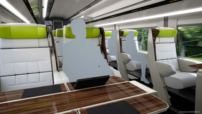 What the first class cars may look like.