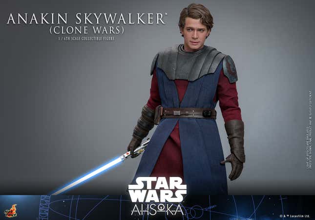 Image for article titled Hot Toys&#39; New Ahsoka Anakin Skywalker Smashes Hayden Christensen Into Clone Wars