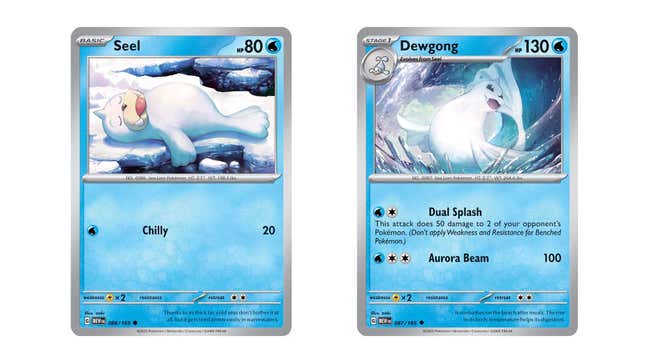 Seel Pokemon 151 Pokemon Card