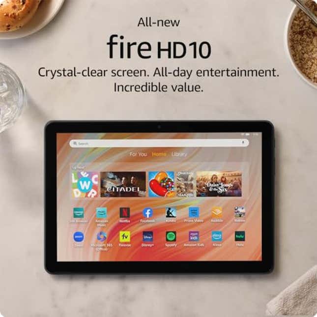 Image for article titled This Deal is Fire: Save 42% on the All-New Fire HD 10 Tablet