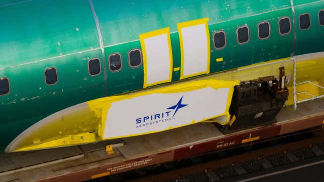 A Spirit AeroSystems fuselage