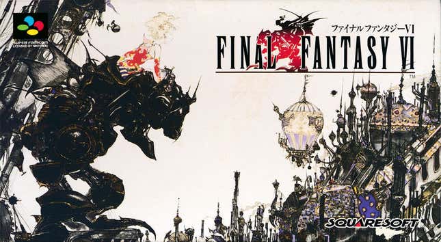 Cover art shows Final Fantasy VI. 