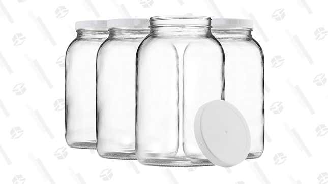 Paksh 1-Gallon Glass Jar (4-Pack) | $36 | Amazon