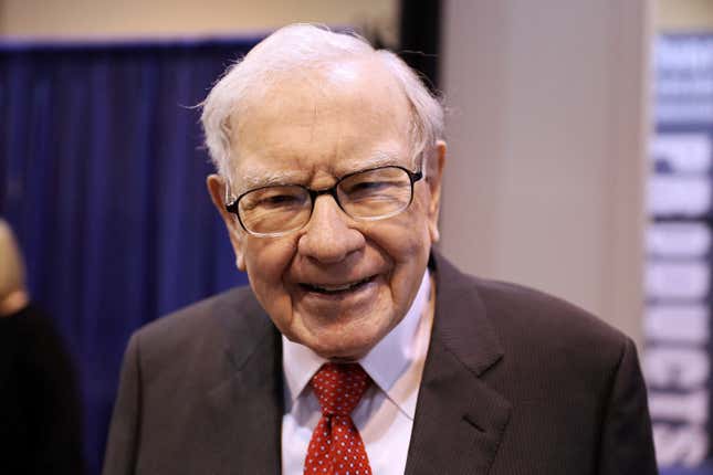 Warren buffett store apple stock