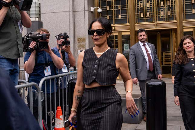NEW YORK, NEW YORK - MAY 27: Ex-assistant Capricorn Clark leaves after testifying in the Sean “Diddy” Combs sex trafficking trial at Manhattan Federal Court on May 27, 2025 in New York City.