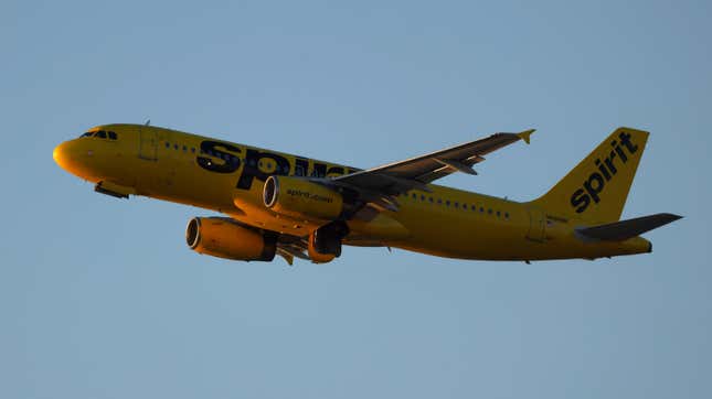 Un avión de Spirit Airlines