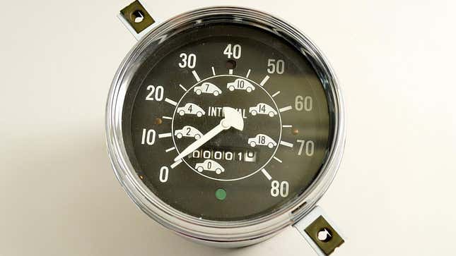 A spaceometer gauge in the collection of the National Museum of American History