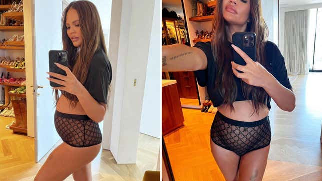 Chrissy Teigen Is Pregnant Again, '1 Billion Shots Later'