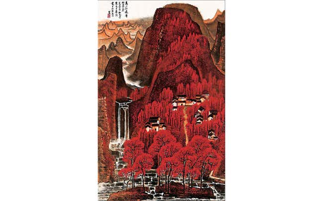 All the Mountains Blanketed in Red