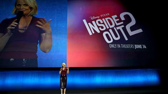 Amy Poehler talking Inside Out 2