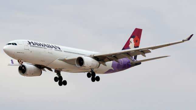 A Hawaiian Airlines plane