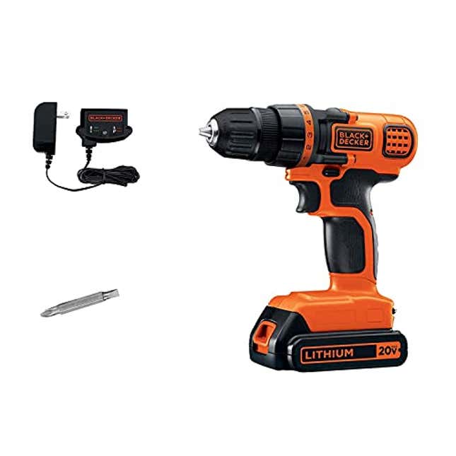 Snag the BLACK+DECKER 20V MAX Cordless Drill for 49% Off Today