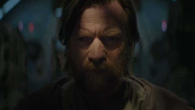 Ewan McGregor as Obi-Wan Kenobi in the TV show of the same name. 