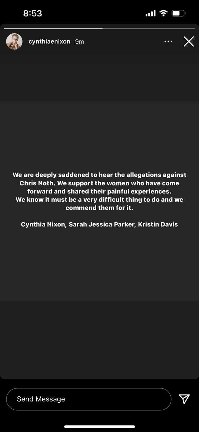 Image for article titled Mr. Big's Career May Be Dead, Too