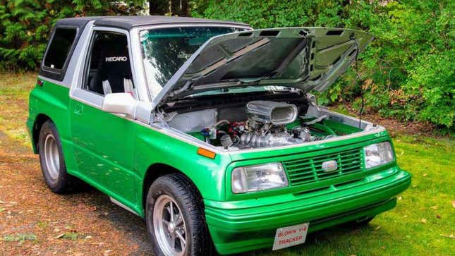 Image for article titled Geo Tracker Supercharged V8, BSA B44 Shooting Star, Nissan Figaro: The Dopest Cars I Found For Sale Online