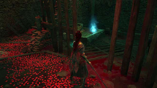 Where To Find All Faces Of The Past The protagonist of Wuchang stands before a gesture spot.