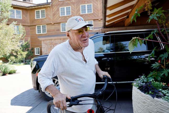 business new tamfitronics Barry Diller, chairman and senior executive of IAC, at the Allen & Company Sun Valley Conference on July 9, 2024 in Sun Valley, Idaho. 