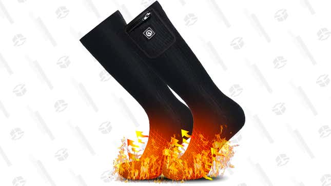 Heated Socks | $72 | Clip Coupon | Amazon