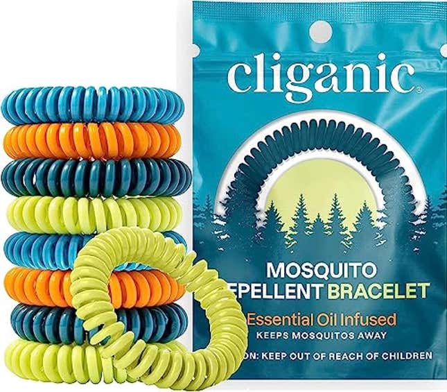 Image for article titled Cliganic 10 Pack Mosquito Repellent Bracelets, Now 23% Off