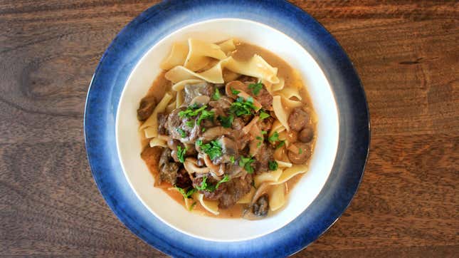 Instant Pot Beef Stroganoff