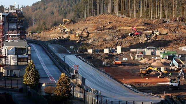 Image for article titled Spa-Francorchamps Reveal Photos Of Renovation Work