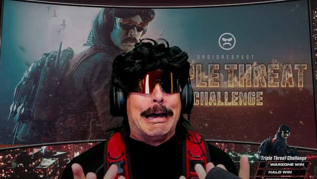 man "DrdisRespect" Beahm appears in the recent YouTube video. 