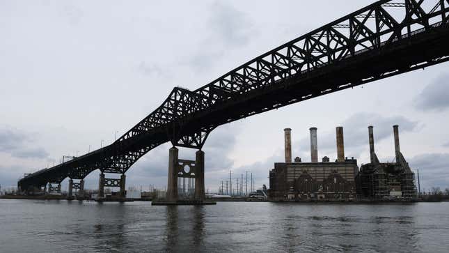 A photo of a road bridge in New Jersey 