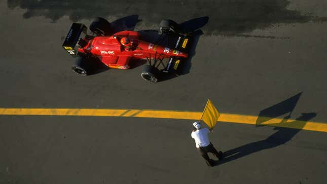 A photo of the Life F1 car raced in 1990. 