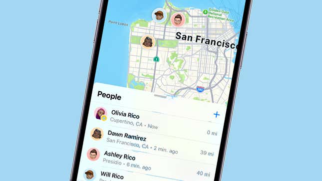 Image for article titled How to Share Your Location With Friends and Family in iOS 17