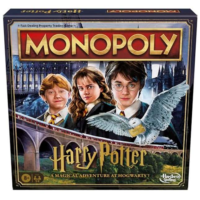 Image for article titled Monopoly Harry Potter Edition Board Game | A Magical Adventure at Hogwarts | Ages 8 and Up | 2 to 6 Players | Family Games | Gifts for Kids and Adults, Now 31% Off