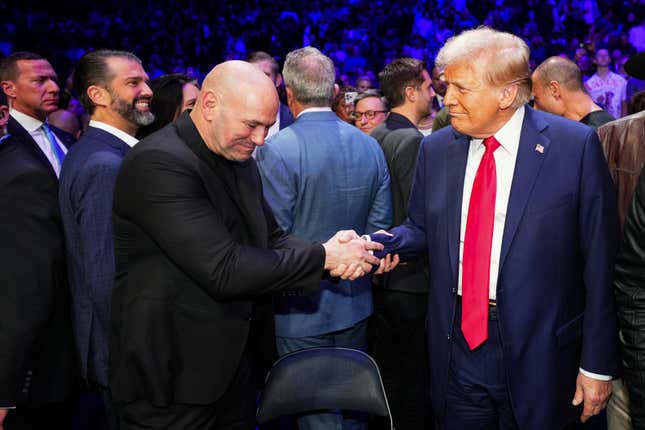 Bild für Artikel mit dem Titel Dana White, UFC CEO und Trump -Verbündeter, tritt Metas Vorstand ein