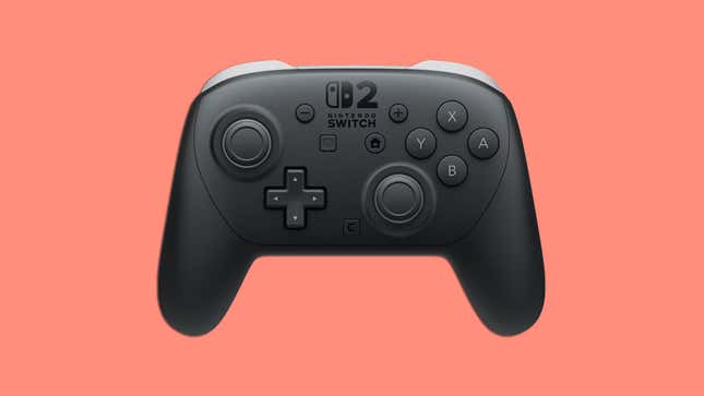 A Nintendo Switch 2 Pro Controller.