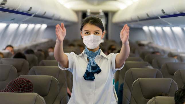 Image for article titled Passengers Reminded To Wait Until Seat Belt Sign Turned Off To Roundhouse Kick Flight Attendants