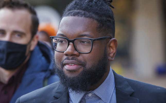 Image for article titled Philly Activist Trades Picket Sign for Handcuffs after Protest Goes Left