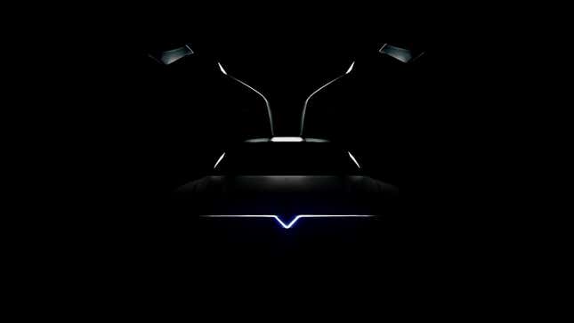 This is the image DeLorean used in its Super Bowl commercial. See any similarities? Me neither.