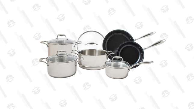 Concentrix 10-Piece Stainless Steel Cookware Set | $220 | StackSocial