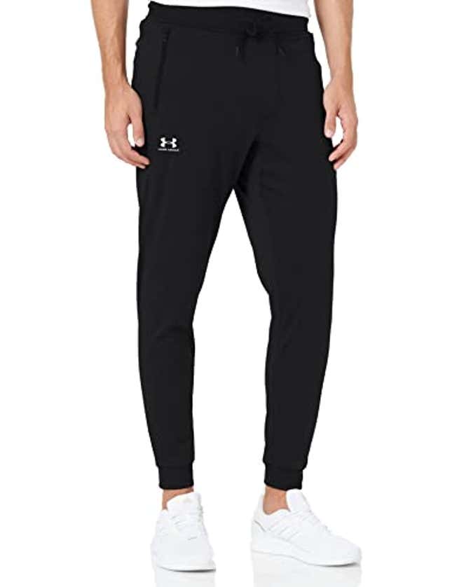 Image for article titled Under Armour Men&#39;s UA Sportstyle Joggers MD Black, Now 62% Off