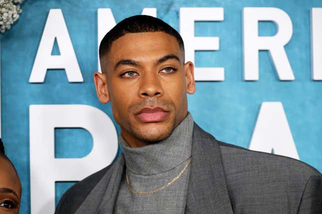  Aaron Pierre attends 7th Annual American Black Film Festival Honors at SLS Hotel, a Luxury Collection Hotel, Beverly Hills on February 17, 2025 in Los Angeles, California.