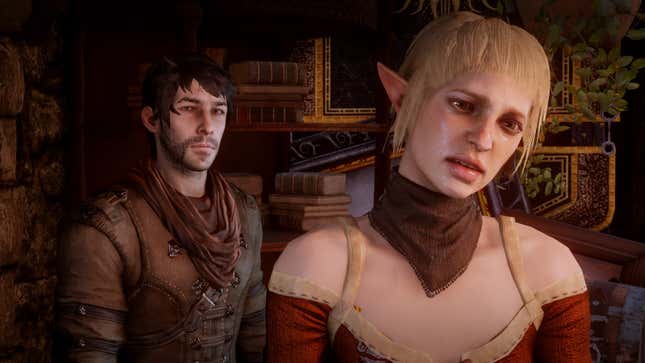 The Inquisitor talks to Sera.