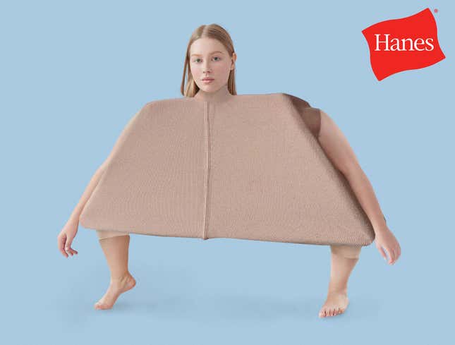Image for article titled New Hanes Shapewear Compresses Woman Into Flattering Trapezoid
