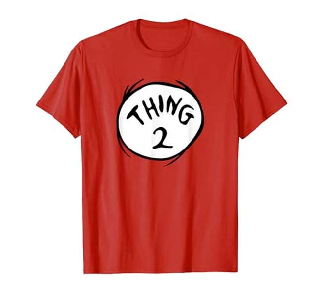 Image for article titled Dr. Seuss Thing 2 Emblem RED T-Shirt, Now 15% Off