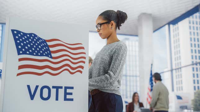 Imagen para el artículo titulado Las mujeres negras acudieron a las urnas, así que no esperen que vayamos a sus protestas contra Trump