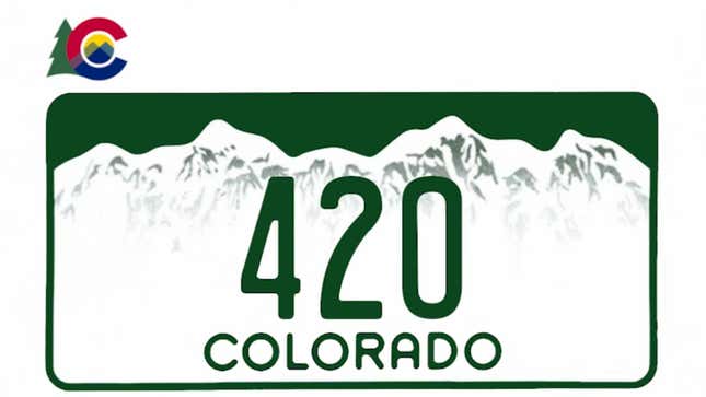 Image for article titled Colorado Is Auctioning Off Weed-Themed License Plates For Charity