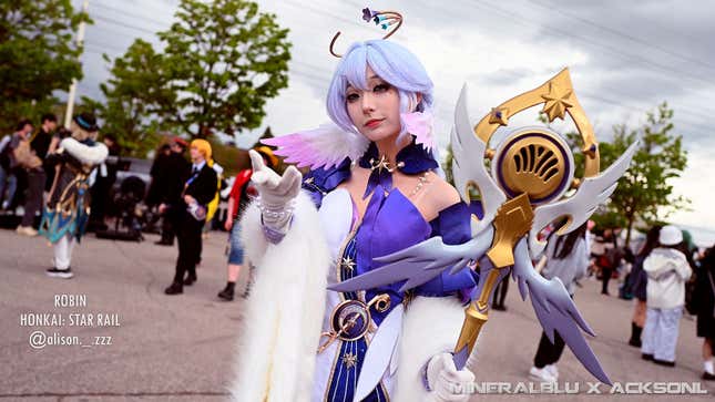 A cosplayer at Anime North 2025.