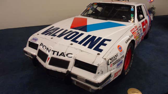 A photo of the 1981 Pontiac Valvoline Race Car. 